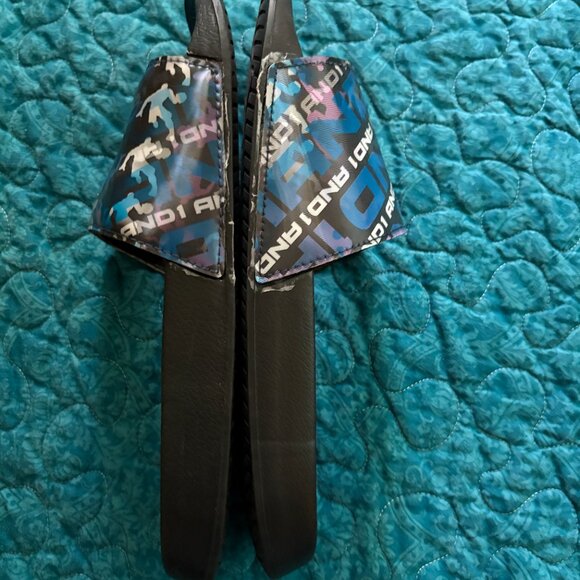 AND1 Crossover Lenticular Sport Slide Sandals Men's Size 12 - Picture 4 of 6